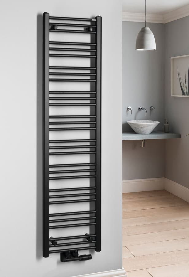 ALBRECHT grzejnik 400x1570 mm, środkowe podłączenie, matowy