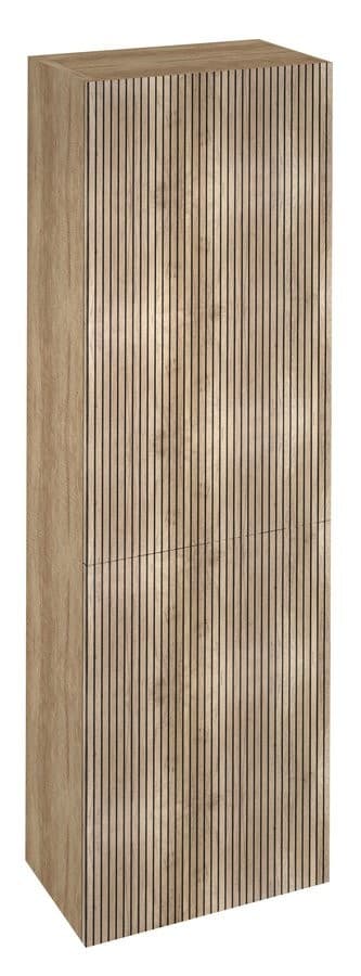 ESPACE Słupek Wysoki 50x172x32cm z 2 Drzwiczkami, Dąb Alabama