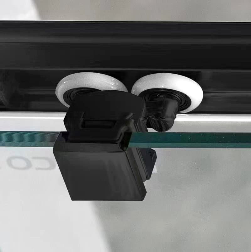 SIGMA SIMPLY BLACK drzwi prysznicowe przesuwne 1100mm