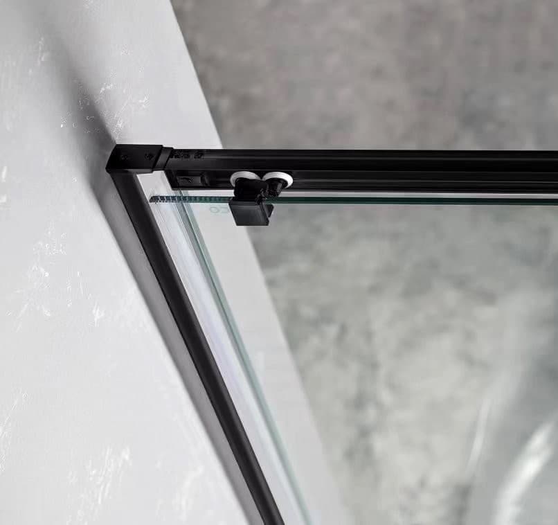 SIGMA SIMPLY BLACK drzwi prysznicowe przesuwne 1100mm