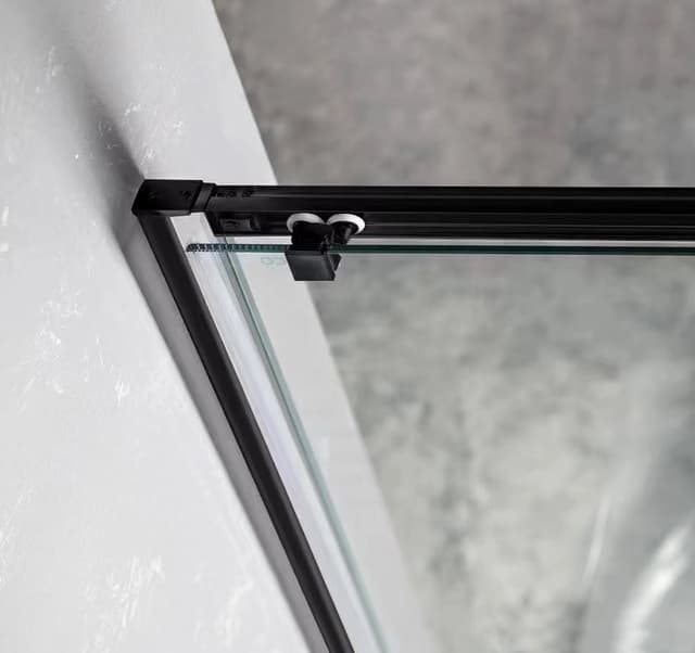 SIGMA SIMPLY BLACK drzwi prysznicowe przesuwne 1100mm