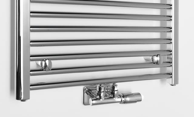 ALYA grzejnik łazienkowy 600x1188mm, Chrom, Podłączenie Środkowe