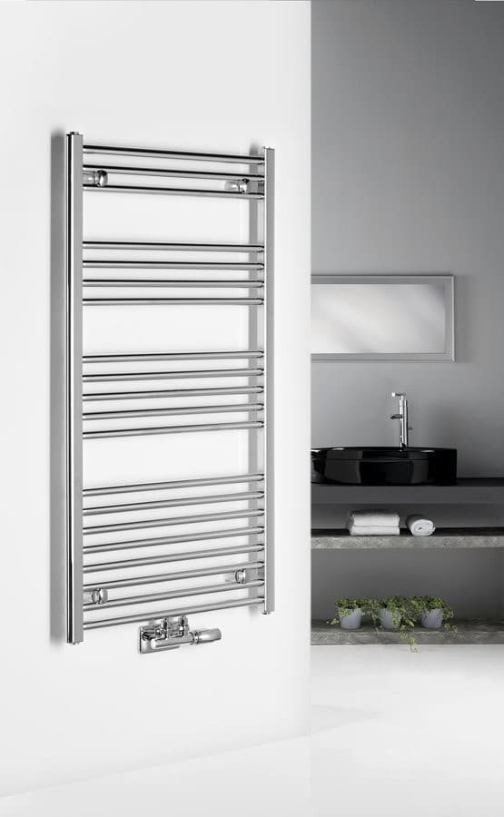 ALYA grzejnik łazienkowy 600x1188mm, Chrom, Podłączenie Środkowe