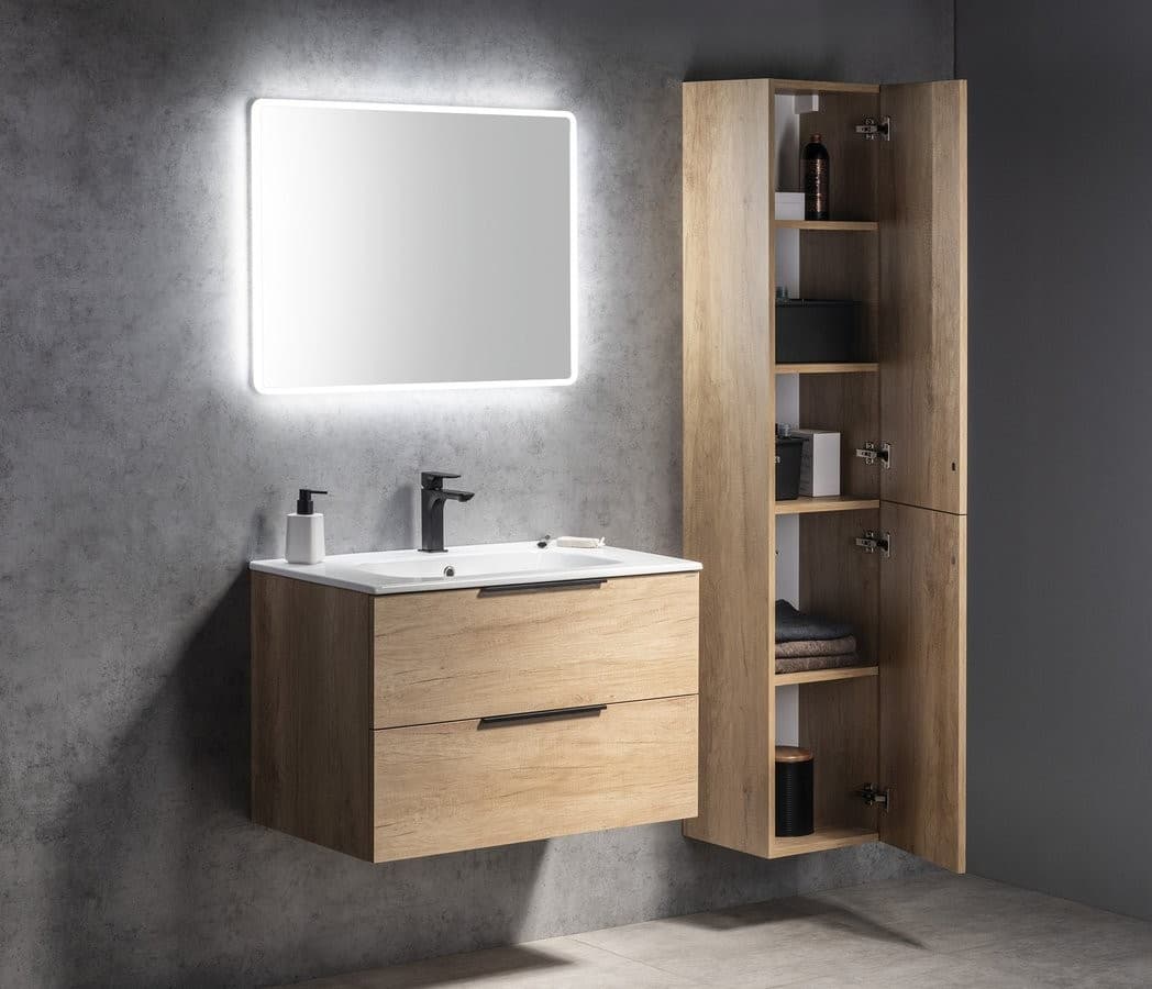 ESPACE wysoki słupek 35x172x32cm z 2 drzwiczkami