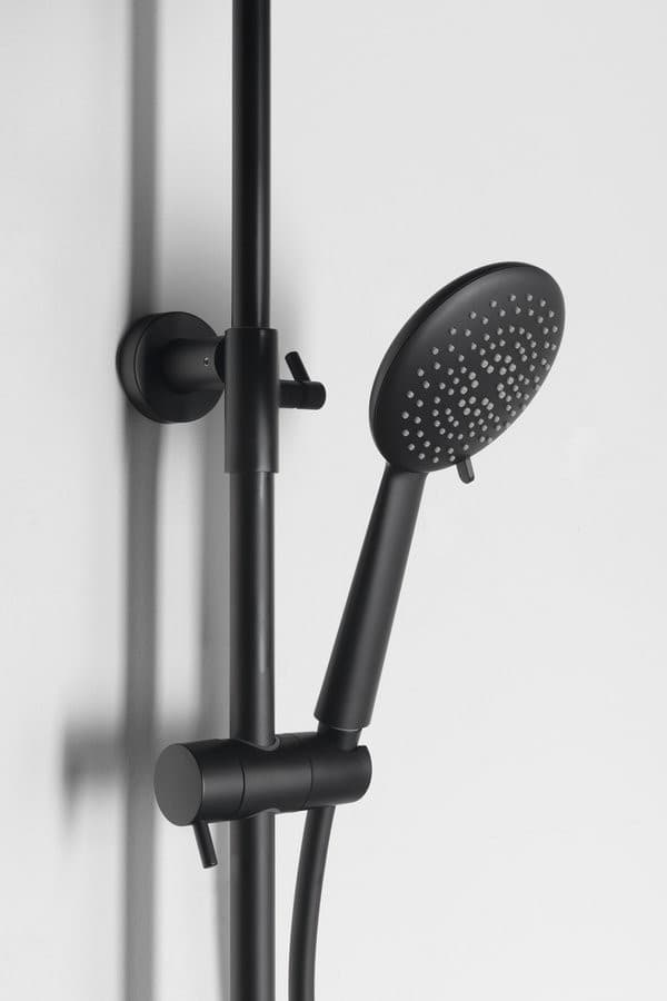 SOLARIS zestaw prysznicowy z baterią termostatyczną mat/chrom