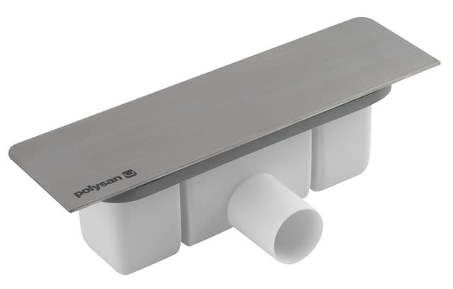 KAZUKO syfon do brodzika z maskownicą, DN40, stal nierdzewna