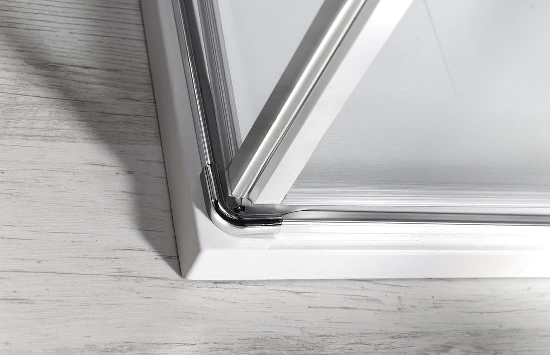 ONE kabina prysznicowa 110x110 cm, narożna, bezramowa