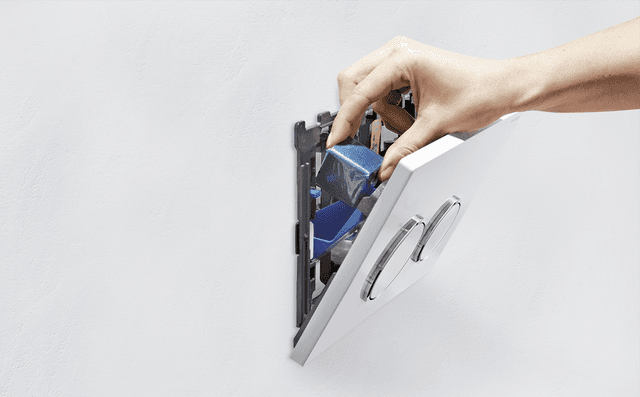 GEBERIT Pojemnik na kostki higieniczne do spłuczki Sigma 12cm