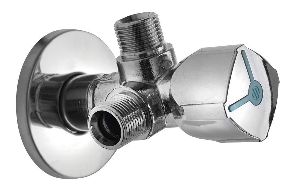ARCO zawór kątowy podwójny A-80 1/2"x3/8" dwudrożny anticalc
