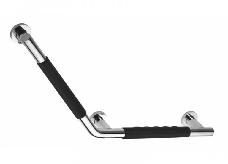 Uchwyt 135° z gumowaną powłoką, prawy, stal nierdzewna