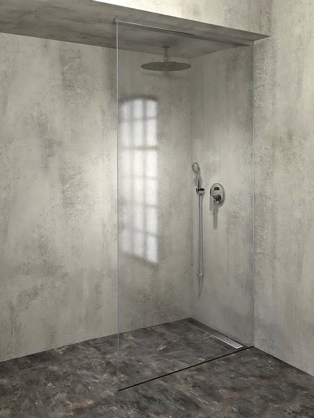 ARCHITEX LINE zestaw do montażu szkła, aluminium polerowane 1200mm