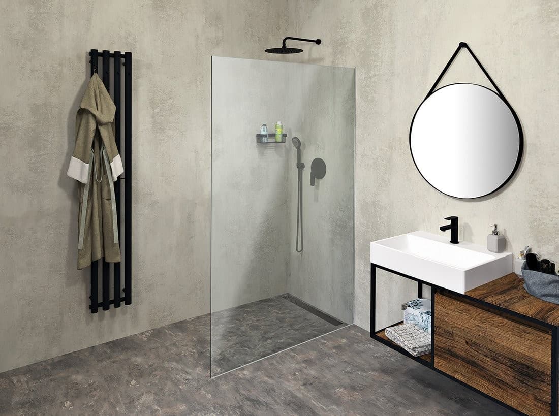 ARCHITEX LINE zestaw do montażu szkła, aluminium polerowane