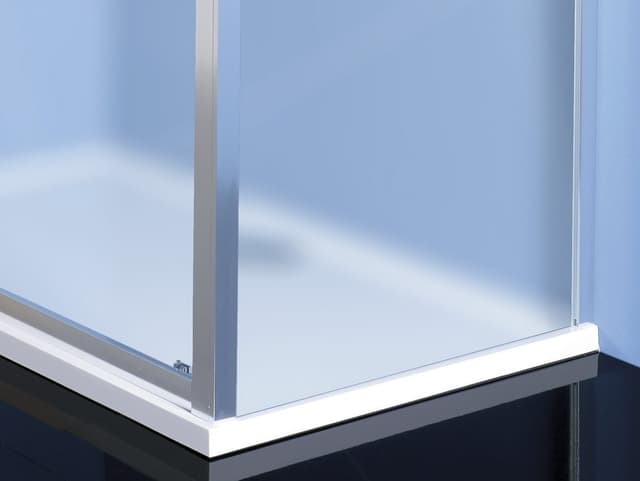 EASY LINE kabina prysznicowa 1100x900mm, trójścienna z szkłem Brick