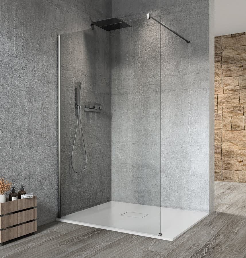 VARIO CHROME kabina prysznicowa Walk-In 1100 mm, szkło czyste