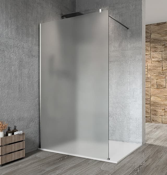 VARIO CHROME kabina prysznicowa Walk-In 1300 mm, matowe szkło