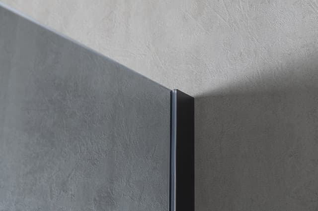 VARIO BLACK kabina prysznicowa Walk-In dymione szkło 1400 mm