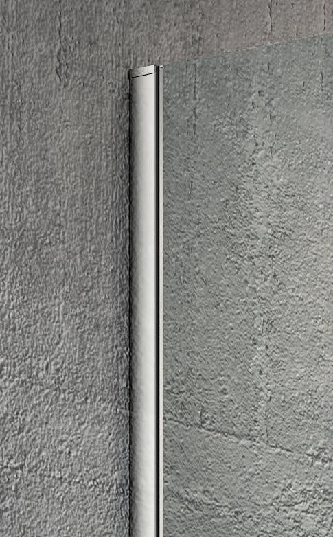 VARIO CHROME Walk-In kabina prysznicowa 1000 mm, szkło dymione