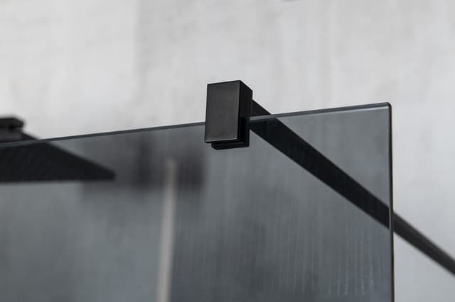 VARIO BLACK kabina prysznicowa Walk-In 1100 mm szkło dymione