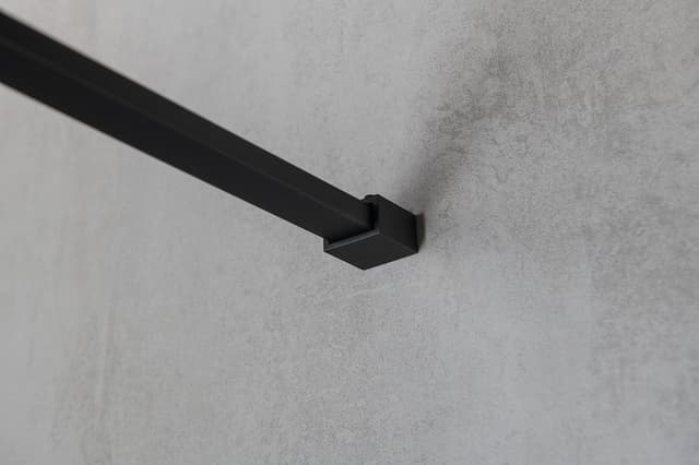 VARIO BLACK kabina prysznicowa Walk-In 1100 mm szkło dymione