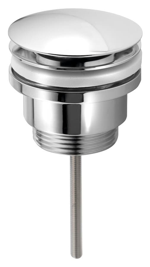 Korek umywalkowy Klik-Klak 5/4“, duży grzybek, chrom