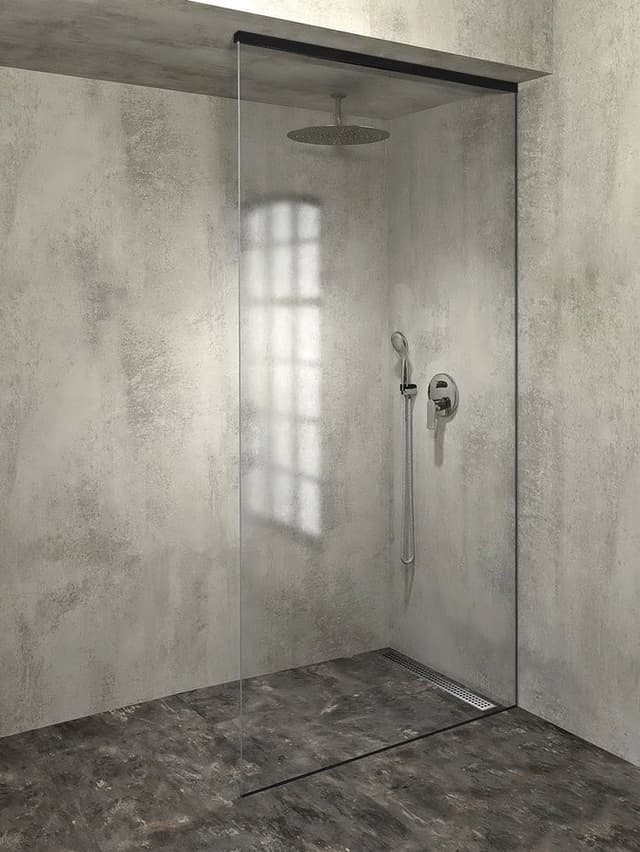 ARCHITEX LINE Zestaw do montażu szkła - czarny mat