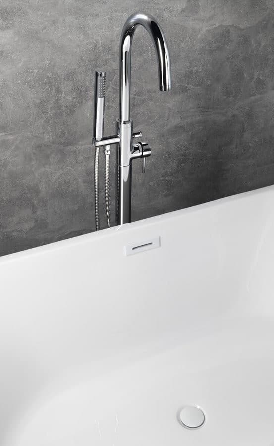 Zestaw maskownica przelewu korek wannowy 1 1/2 klik-klak