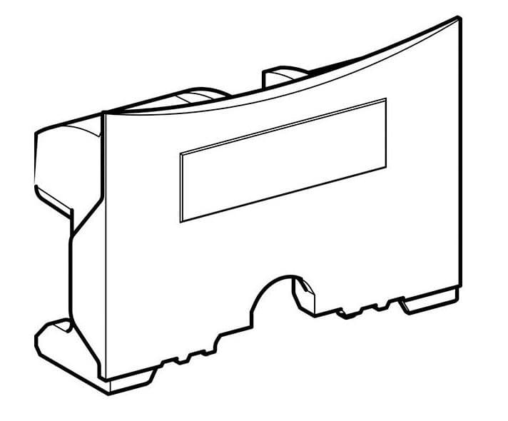 GEBERIT SIGMA element wypełniający do stelaża podtynkowego 12 cm