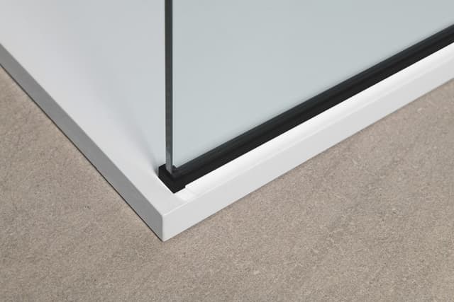 MODULAR SHOWER BLACK ścianka walk-in 1200 mm z powłoką Antidrop