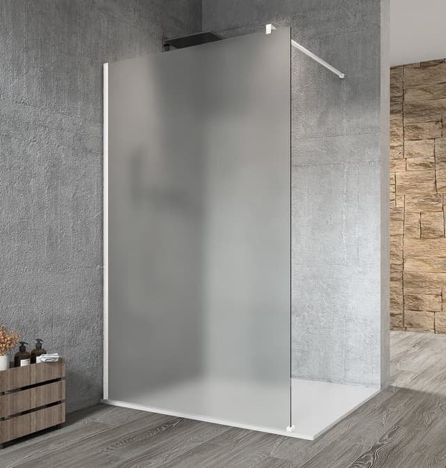 VARIO WHITE kabina prysznicowa Walk-In montaż przy ścianie 1400 mm