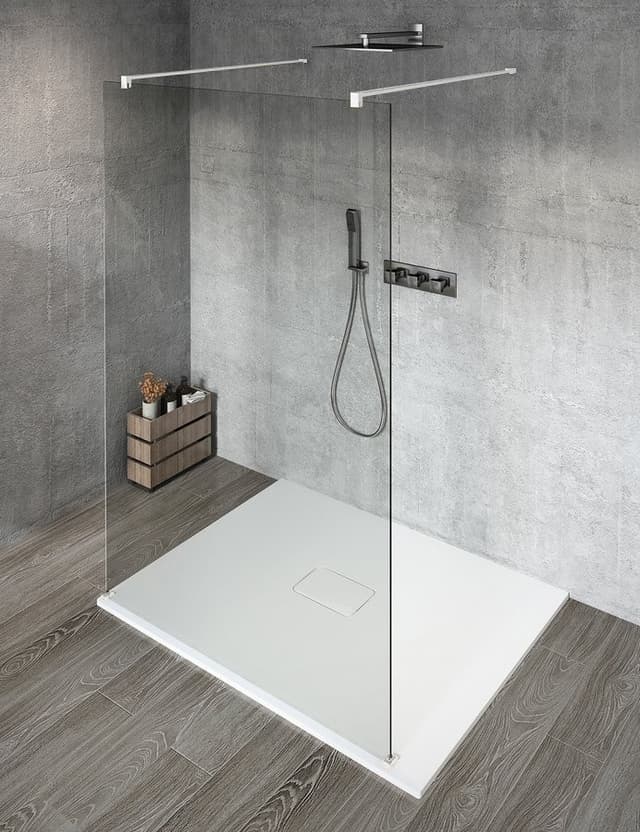 VARIO WHITE kabina przysznicowa Walk-In 700 mm, szkło czyste