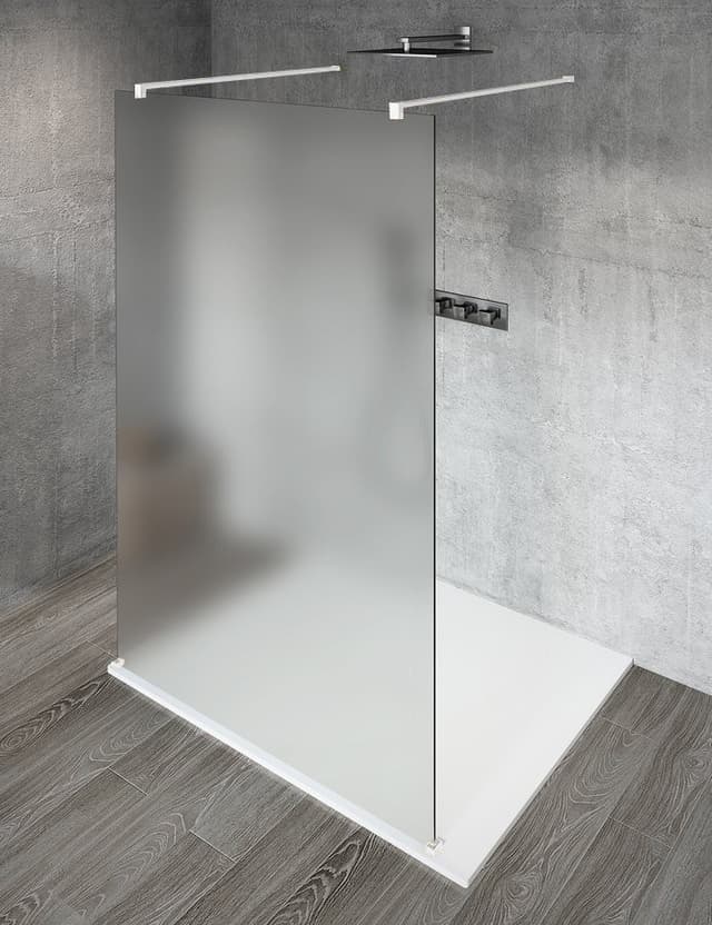 VARIOWHITE kabina prysznicowa Walk-In 900 mm, szkło matowe