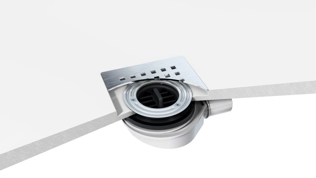 FLEXIA GEBERIT syfon do brodzików 90mm DN40 stal nierdzewna