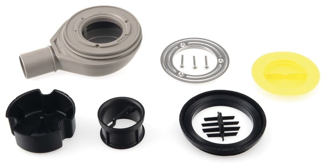 FLEXIA GEBERIT syfon do brodzików 90mm DN40 stal nierdzewna