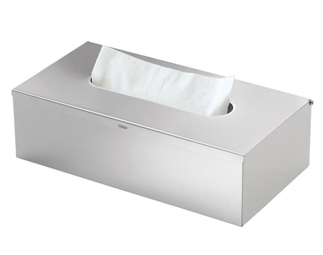 Pojemnik na chusteczki higieniczne ścienny, stal matowa