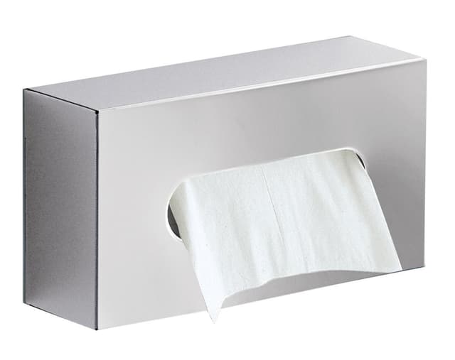 Pojemnik na chusteczki higieniczne ścienny, stal matowa
