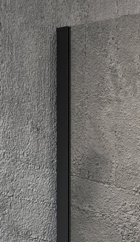 VARIO BLACK kabina prysznicowa Walk-In 900 mm, szkło Coated Glass