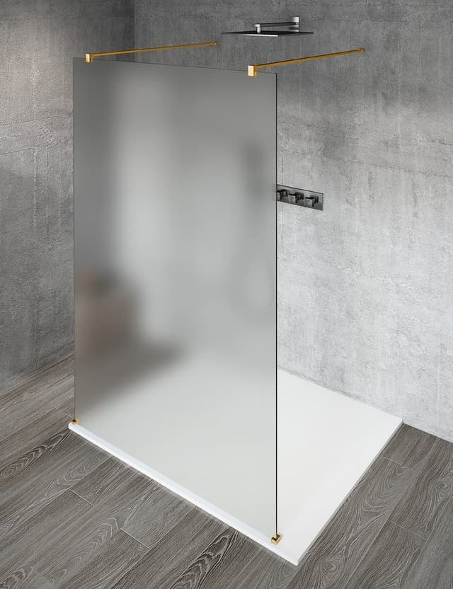 VARIO GOLD MATT kabina prysznicowa Walk-In 1200 mm z Coated Glass