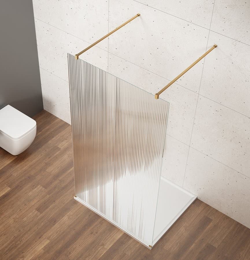 VARIO GOLD MATT kabina przysznicowa Walk-In, szkło 900 mm