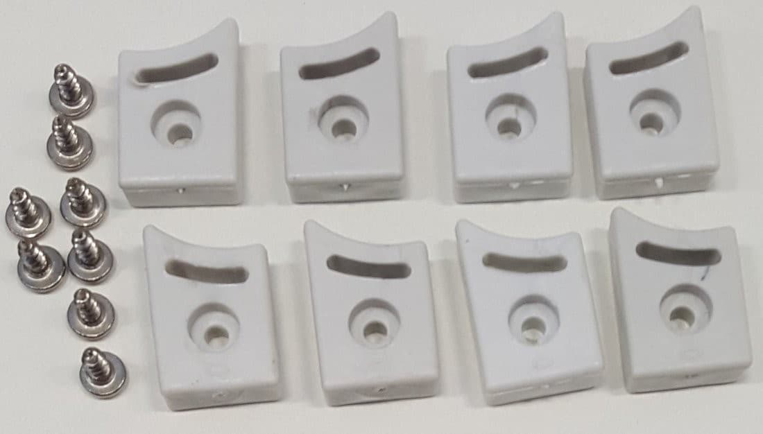 ARLEN ALAIN zestaw 4 górnych i 4 dolnych ograniczników do rolek