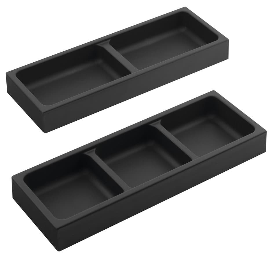 Organizer boczny LINDO 2szt 114x36 mm antracytowy