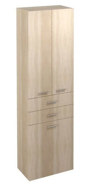 ZOJA/KERAMIA FRESH szafka wysoka z koszem 50x184 cm