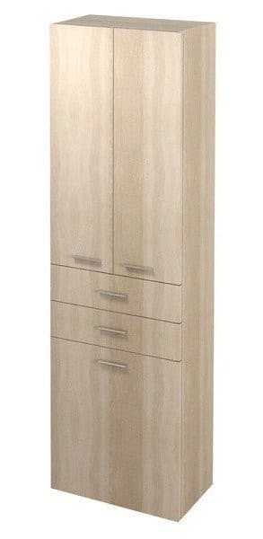 ZOJA/KERAMIA FRESH szafka wysoka z koszem 50x184 cm