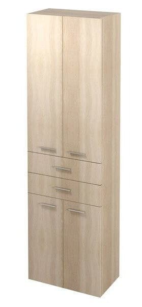 ZOJA/KERAMIA FRESH wysoka szafka 50x184x29cm, dąb platin