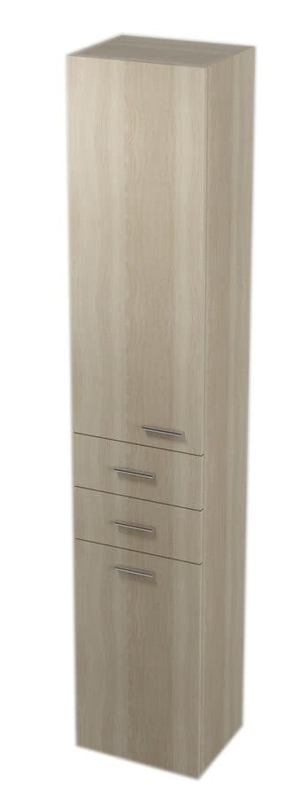 ZOJA KERAMIA FRESH szafka wysoka z koszem 35x184x29cm