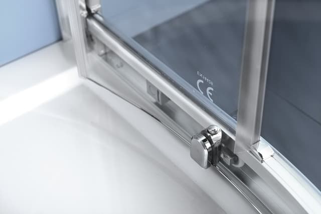 EASY LINE półokrągła kabina prysznicowa 1100x800mm, szkło czyste