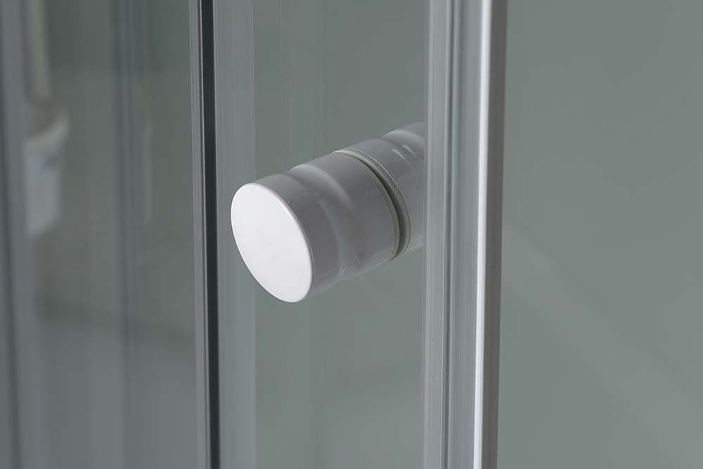 AIGO półokrągły boks prysznicowy 900x900 mm, biały