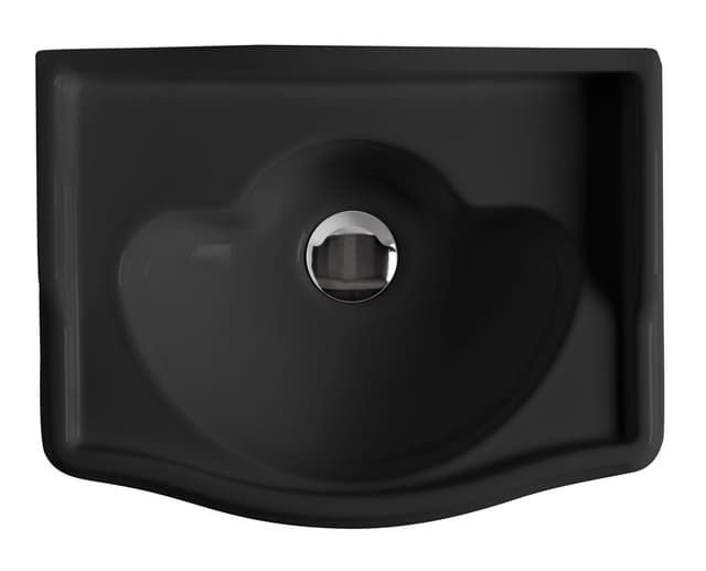 RETRO ceramiczna umywalka 41x30cm bez otworu na baterię