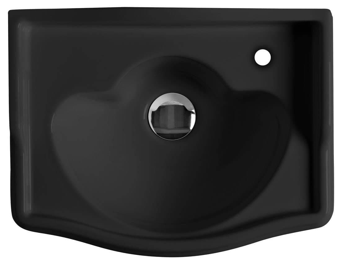 RETRO umywalka ceramiczna 41x30cm, bez przelewu