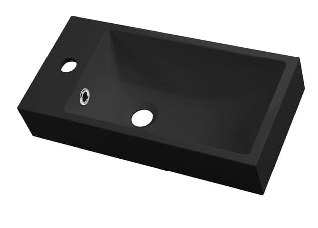 ARIANA umywalka kompozytowa 50x25cm z baterią lewą mat