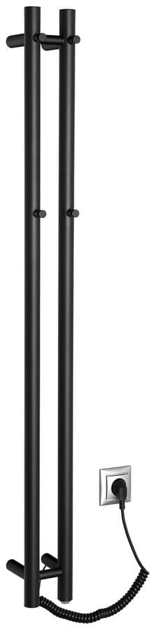 PAPINADO elektryczna suszarka na ręczniki 40W czarna matowa